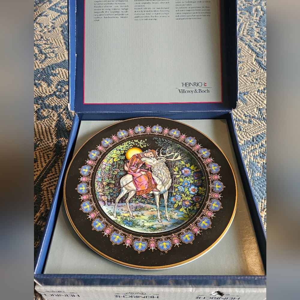 Three Magical Fairy Tales Old Russia Plates by Gere Fauth